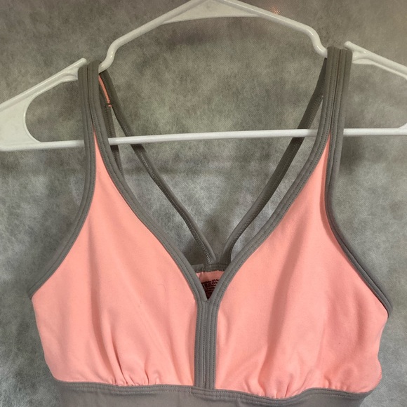 VSX VICTORIAS SECRET Sports Bra Peach Creamsicle Orange Gray S/P - Picture 9 of 16